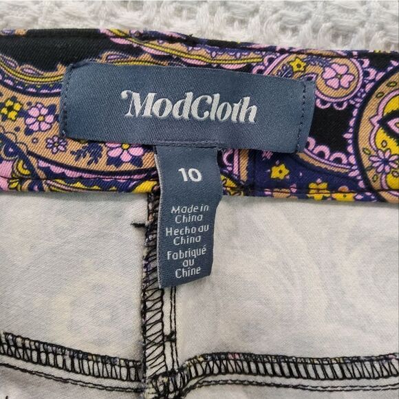 ModCloth Way Out Yonder Flared Pants Size 10 - Picture 4 of 13